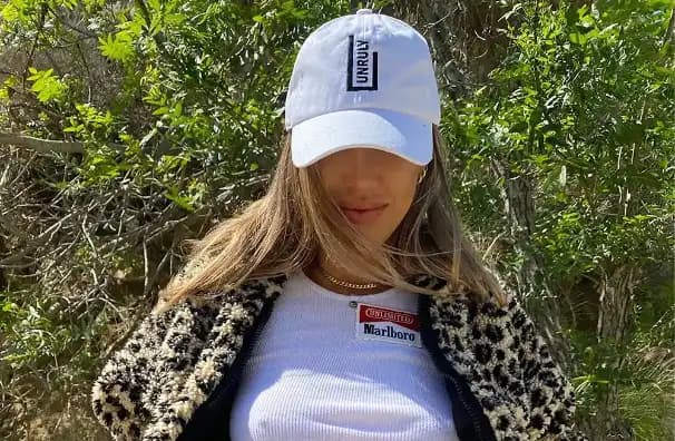 White Unruly Hat